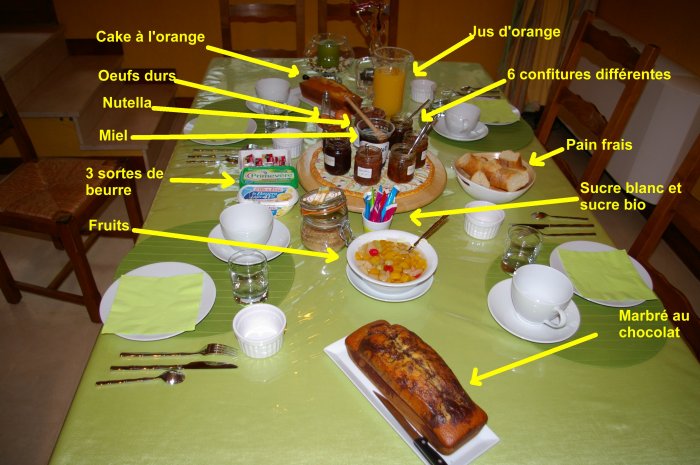petit-dejeuner � la Cogn�e