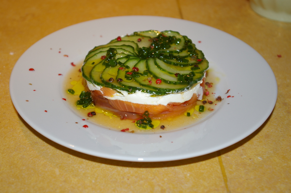 parmentier de saumon fum�